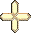 animated gold equal armed cross bullet