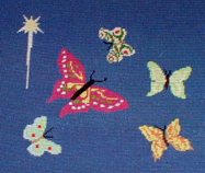 Butterfly needlepoint