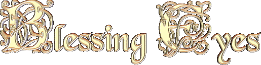 Blessing Eyes - Title graphic